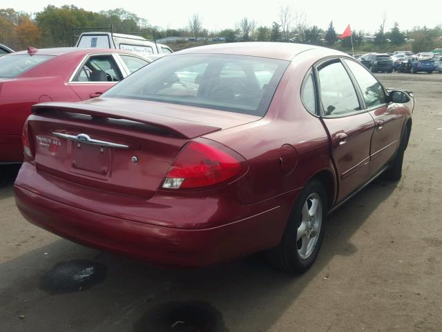 1FAFP55S23G195226 - 2003 FORD TAURUS SES RED photo 4