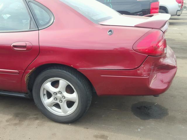 1FAFP55S23G195226 - 2003 FORD TAURUS SES RED photo 9