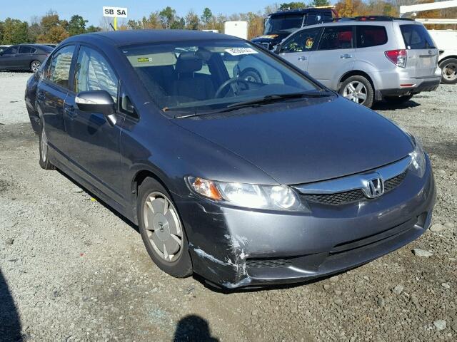 JHMFA36259S012016 - 2009 HONDA CIVIC HYBR SILVER photo 1