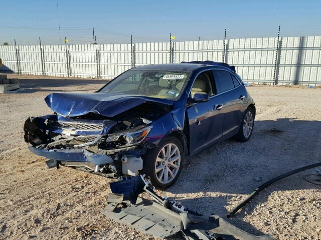 1G11H5SA7DU124726 - 2013 CHEVROLET MALIBU LTZ 蓝色 照片 2