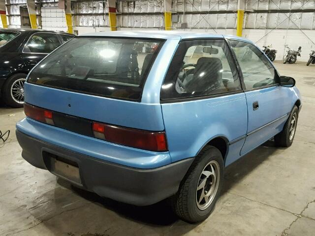 2C1MR2461R6768508 - 1994 GEO METRO BLUE photo 4