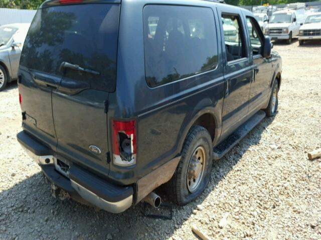 1FMNU40S51EB18628 - 2001 FORD EXCURSION GREEN photo 4