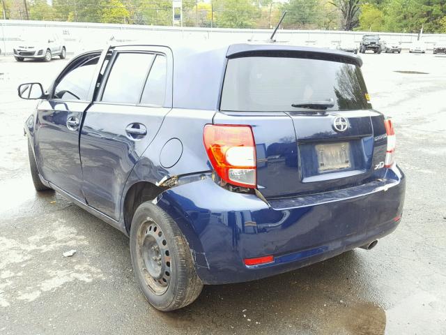 JTKKU10418J014235 - 2008 SCION XD BLUE photo 3