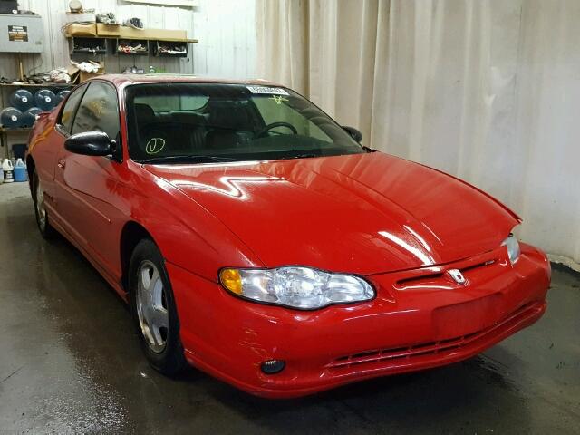 2G1WX12K939312881 - 2003 CHEVROLET MONTE CARL RED photo 1