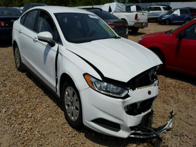 1FA6P0G75E5373060 - 2014 FORD FUSION S WHITE photo 1