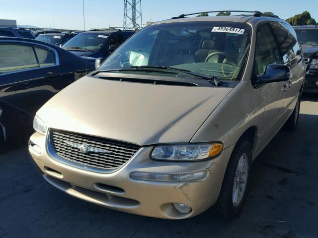 1C4GT54L9XB539917 - 1999 CHRYSLER TOWN & COU 金色 照片 2