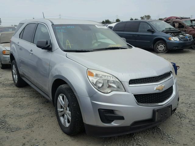 2GNFLEEK2E6362748 - 2014 CHEVROLET EQUINOX LS SILVER photo 1