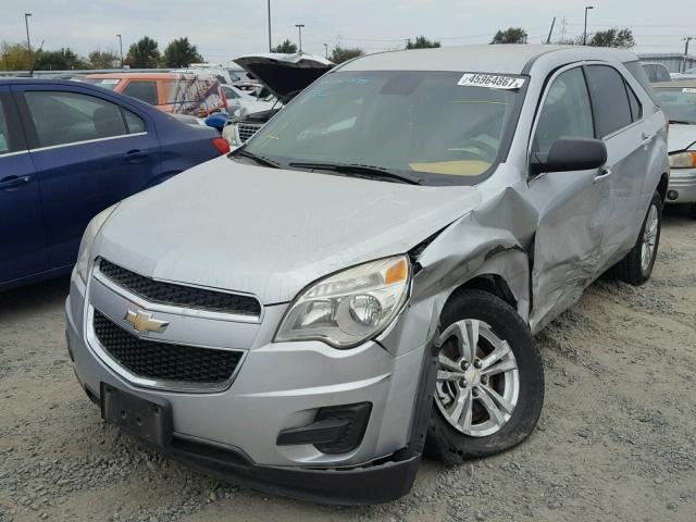 2GNFLEEK2E6362748 - 2014 CHEVROLET EQUINOX LS SILVER photo 2