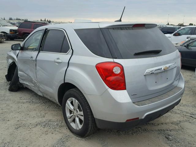 2GNFLEEK2E6362748 - 2014 CHEVROLET EQUINOX LS SILVER photo 3