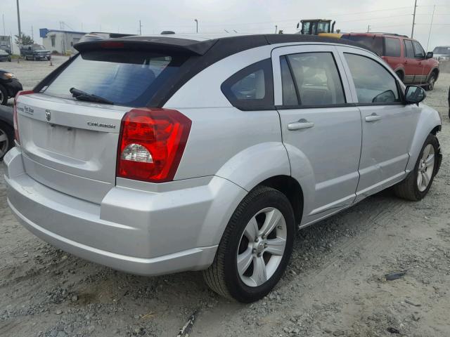 1B3CB3HA1BD192662 - 2011 DODGE CALIBER MA SILVER photo 4