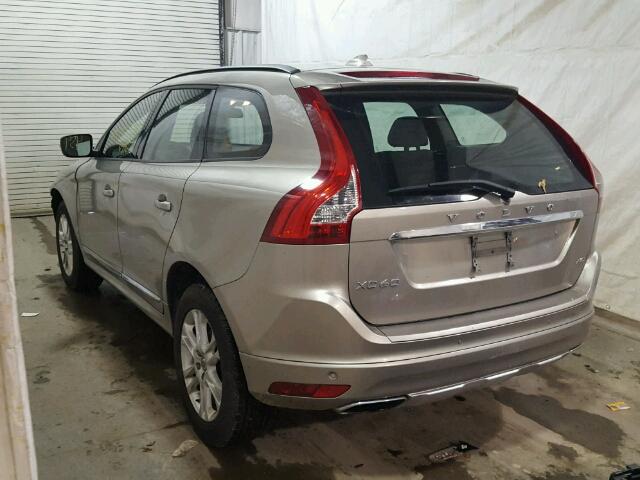 YV4940DZXE2545765 - 2014 VOLVO XC60 GRAY photo 3