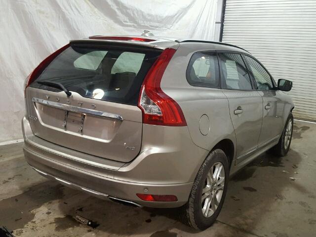 YV4940DZXE2545765 - 2014 VOLVO XC60 GRAY photo 4