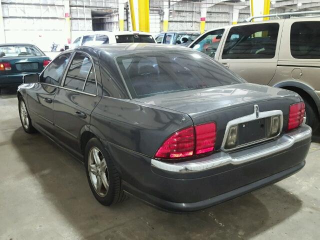 1LNHM87A52Y610707 - 2002 LINCOLN LS შავი ფოტო 3