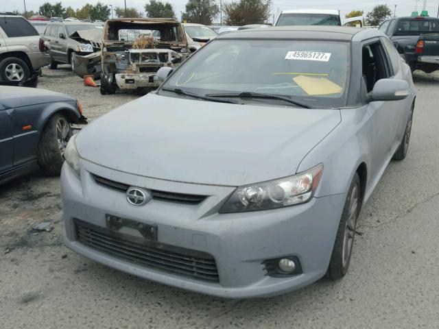 JTKJF5C79C3038718 - 2012 TOYOTA SCION TC GRAY photo 2