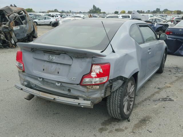 JTKJF5C79C3038718 - 2012 TOYOTA SCION TC GRAY photo 4