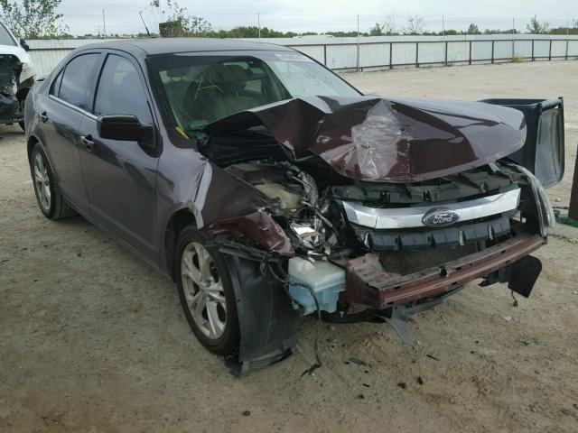 3FAHP0HA8CR162870 - 2012 FORD FUSION SE BURGUNDY photo 1