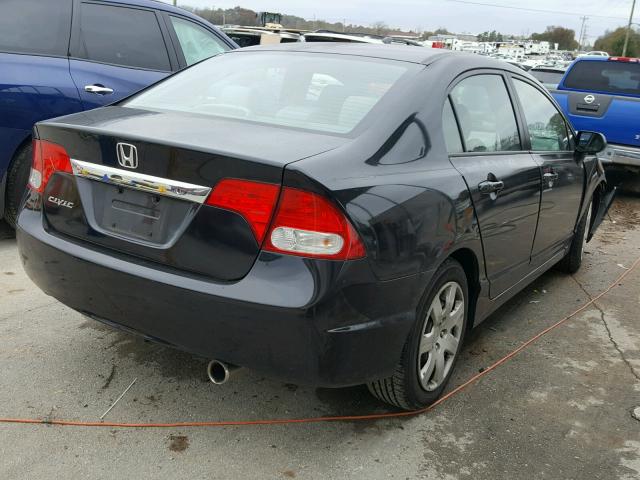 2HGFA1F53AH551084 - 2010 HONDA CIVIC LX BLUE photo 4