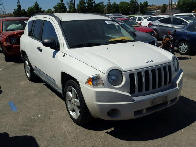 1J8FT57W77D222801 - 2007 JEEP COMPASS LI WHITE photo 1