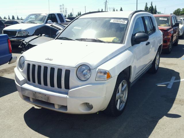 1J8FT57W77D222801 - 2007 JEEP COMPASS LI WHITE photo 2