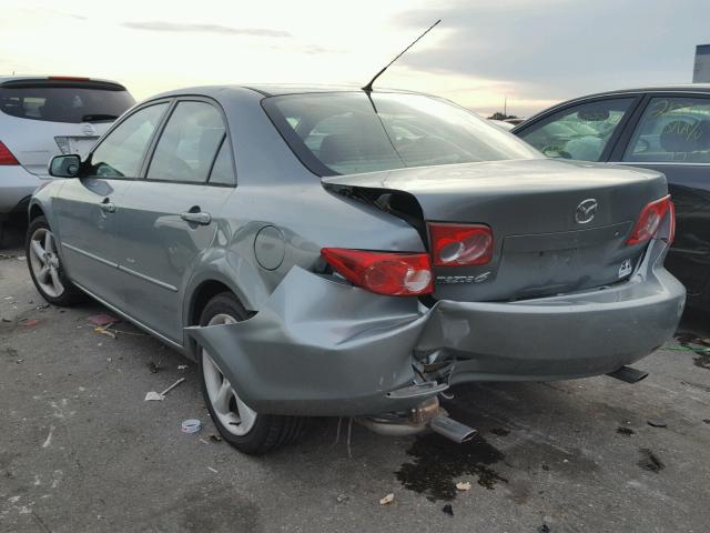 1YVHP80C255M63186 - 2005 MAZDA 6 BLUE photo 3