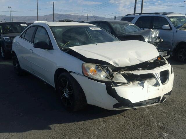 1G2ZG528354145086 - 2005 PONTIAC G6 WHITE photo 1