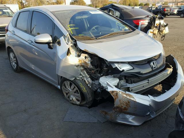 3HGGK5H53FM763756 - 2015 HONDA FIT LX SILVER photo 1