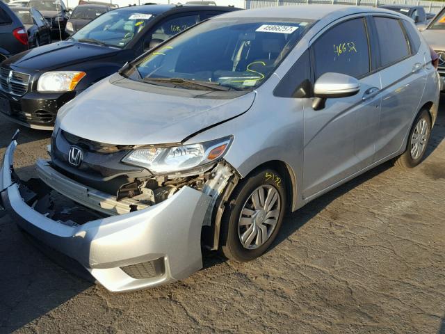 3HGGK5H53FM763756 - 2015 HONDA FIT LX SILVER photo 2