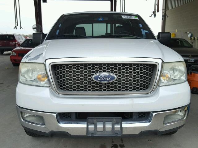 1FTPW12555KD71422 - 2005 FORD F150 WHITE photo 9