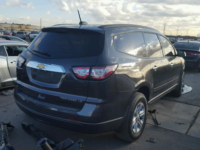 1GNKRFKD5GJ230369 - 2016 CHEVROLET TRAVERSE L CHARCOAL photo 4