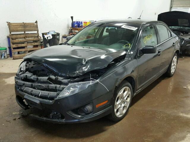 3FAHP0HG4AR376739 - 2010 FORD FUSION SE BLACK photo 2