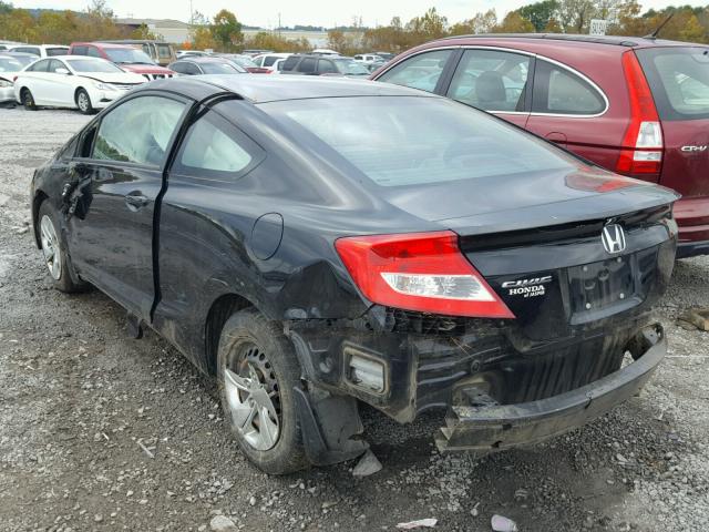 2HGFG3B50DH508312 - 2013 HONDA CIVIC LX BLACK photo 3