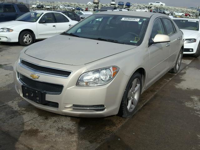 1G1ZC5E02CF164865 - 2012 CHEVROLET MALIBU 1LT 奶油色 照片 2