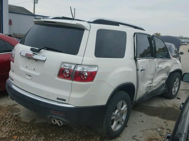 1GKER23728J244596 - 2008 GMC ACADIA SLT WHITE photo 4