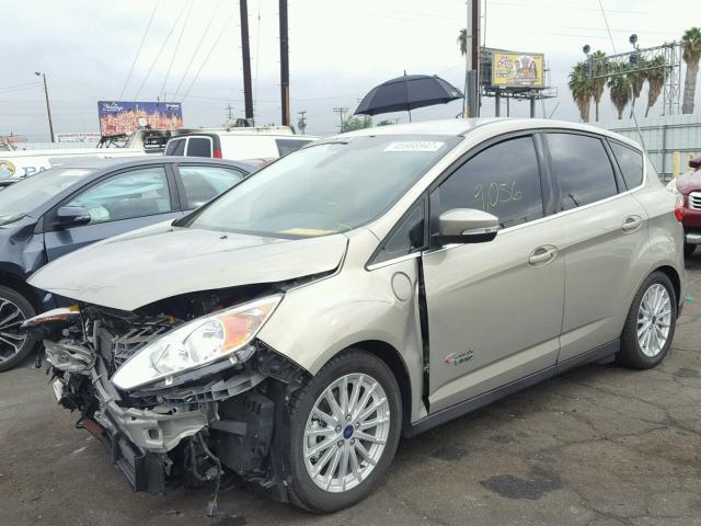 1FADP5CU0GL114426 - 2016 FORD C-MAX PREM TAN photo 2