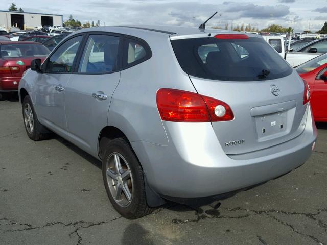 JN8AS5MV2AW105224 - 2010 NISSAN ROGUE S SILVER photo 3