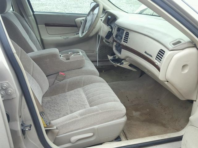 2G1WF55EX29192202 - 2002 CHEVROLET IMPALA 棕色 照片 5