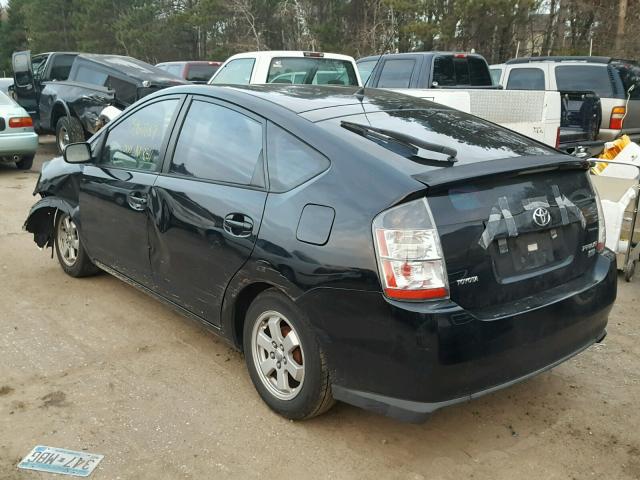 JTDKB20U840086021 - 2004 TOYOTA PRIUS BLACK photo 3