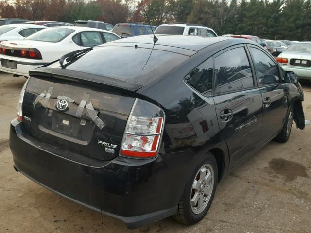 JTDKB20U840086021 - 2004 TOYOTA PRIUS BLACK photo 4