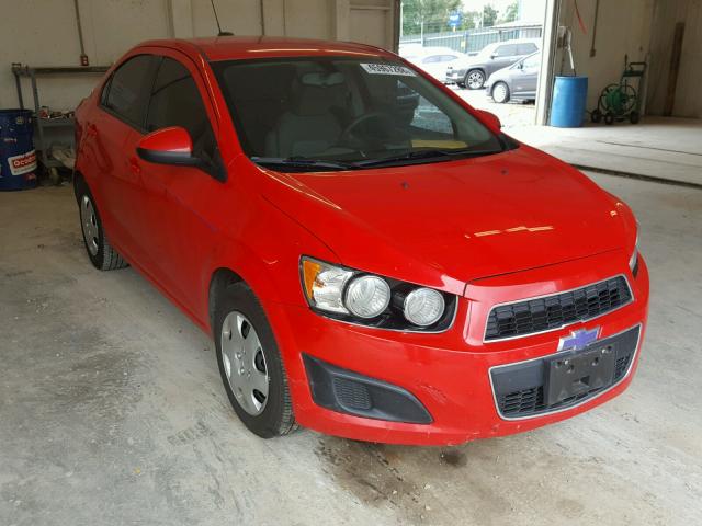 1G1JB5SH1F4152409 - 2015 CHEVROLET SONIC LS 红色 照片 1