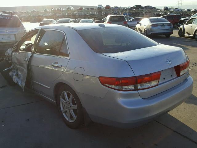 1HGCM66524A087540 - 2004 HONDA ACCORD SILVER photo 3