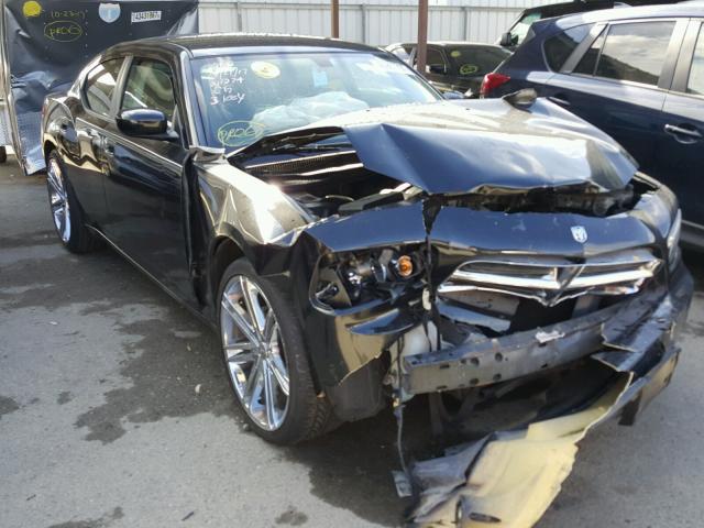 2B3CA3CV2AH244251 - 2010 DODGE CHARGER BLACK photo 1