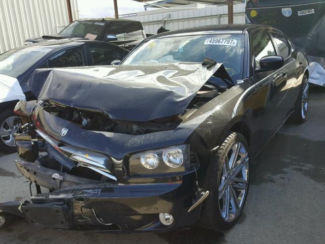 2B3CA3CV2AH244251 - 2010 DODGE CHARGER BLACK photo 2