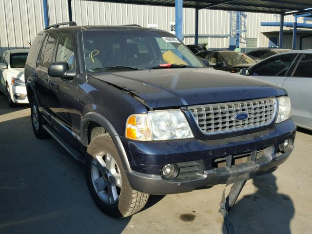 1FMZU73K73ZA67255 - 2003 FORD EXPLORER X BLUE photo 1