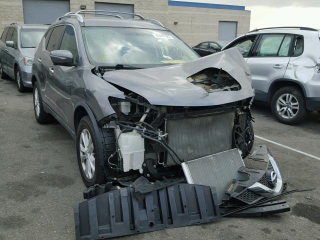 5N1AT2MT2EC836177 - 2014 NISSAN ROGUE S GRAY photo 1