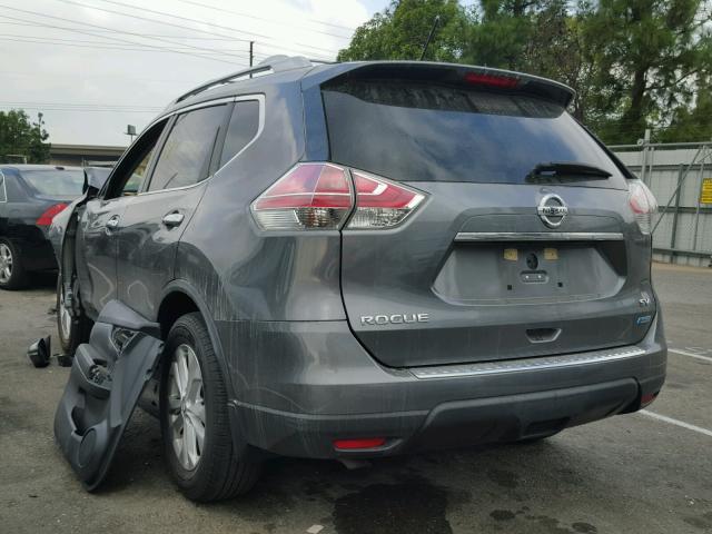 5N1AT2MT2EC836177 - 2014 NISSAN ROGUE S GRAY photo 3