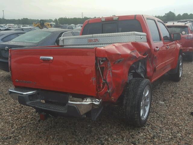 1GCHSDFE8B8107387 - 2011 CHEVROLET COLORADO L RED photo 4