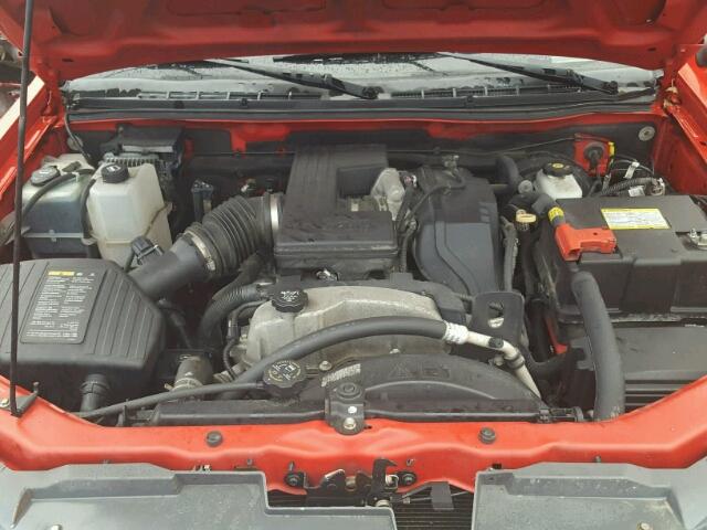 1GCHSDFE8B8107387 - 2011 CHEVROLET COLORADO L RED photo 7