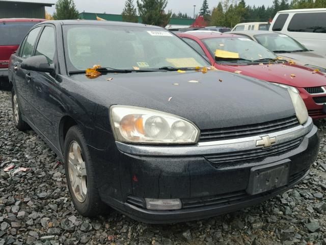 1G1ZU54835F181407 - 2005 CHEVROLET MALIBU BLACK photo 1