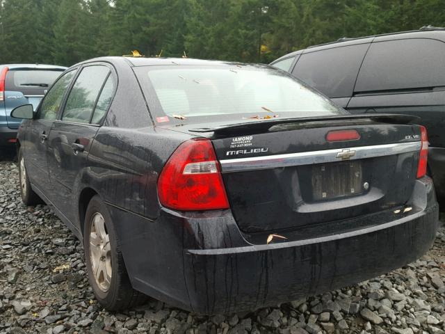 1G1ZU54835F181407 - 2005 CHEVROLET MALIBU BLACK photo 3