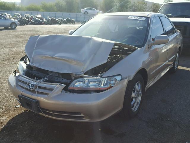 JHMCG56622C012491 - 2002 HONDA ACCORD EX TAN photo 2